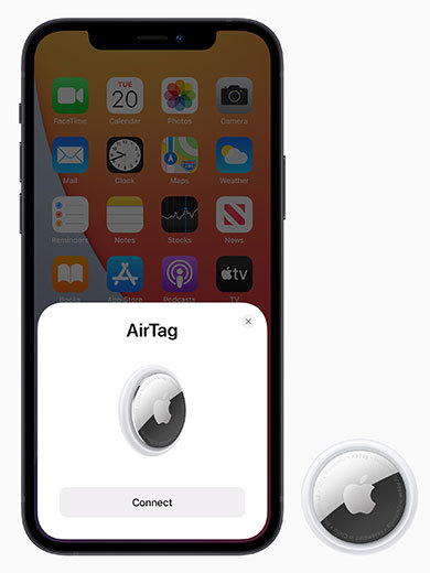 iPhoneとAirTag