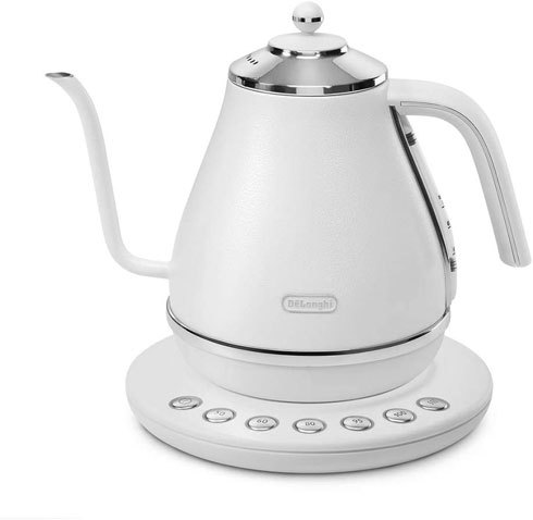 「デロンギ アイコナ 温度設定機能付き電気カフェケトル KBOE1230J-W」