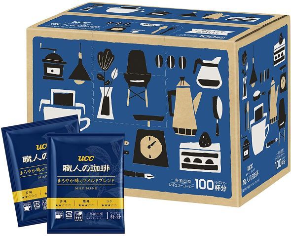 UCC「職人の珈琲 ドリップコーヒー まろやか味のマイルドブレンド」