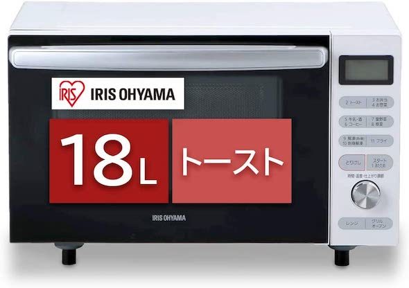 アイリスオーヤマ「オーブンレンジ 18L」