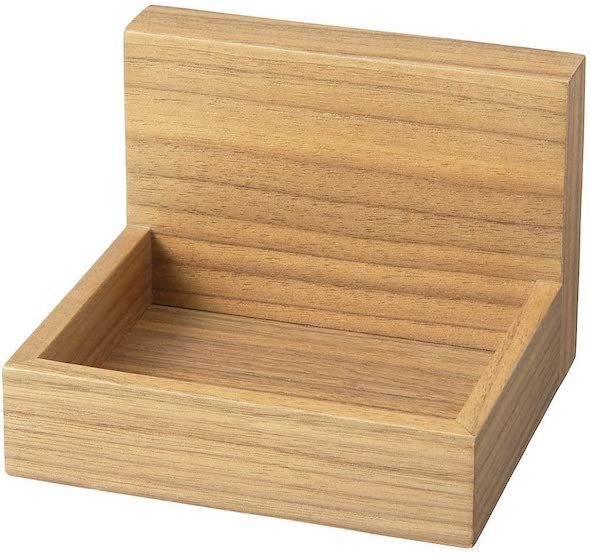 無印良品「壁に付けられる家具トレー オーク材突板」