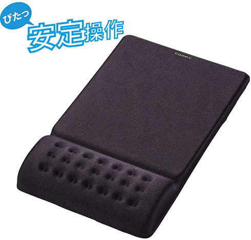 エレコム「COMFY マウスパッド MP-095BK」