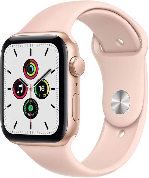 「Apple Watch SE GPS(40mmゴールドアルミニウムケースとピンクサンドスポーツバンド)」