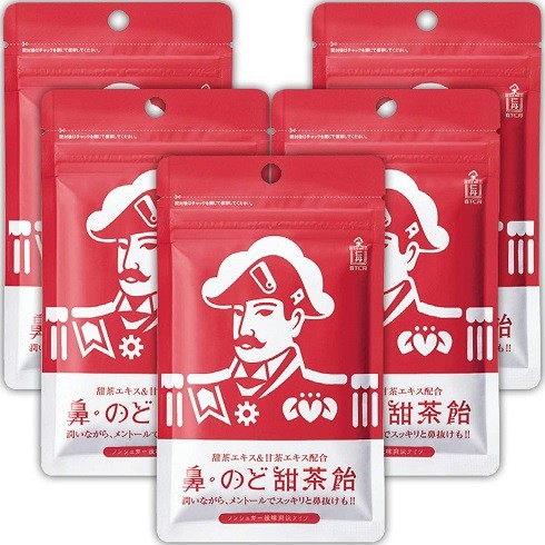 森下仁丹「鼻・のど甜茶飴」