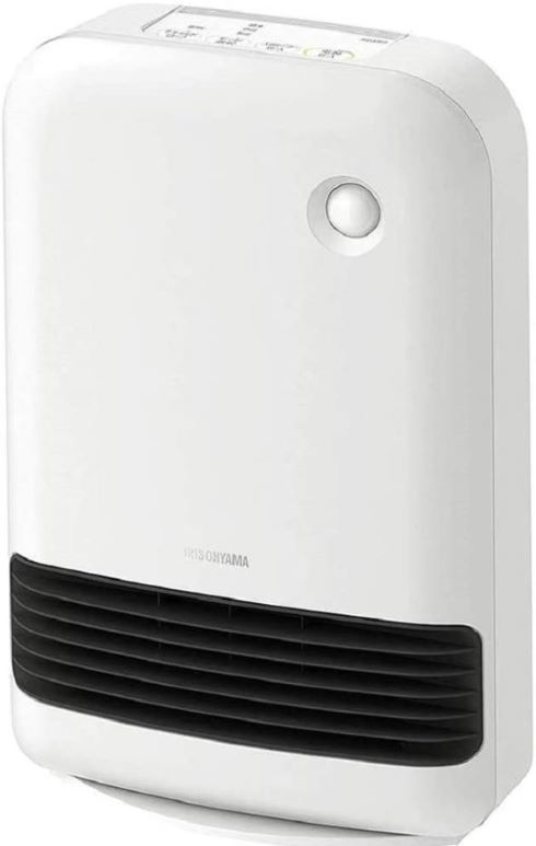 アイリスオーヤマ「人感センサー付き大風量セラミックファンヒーター ホワイト PDH-1200TD1-W」