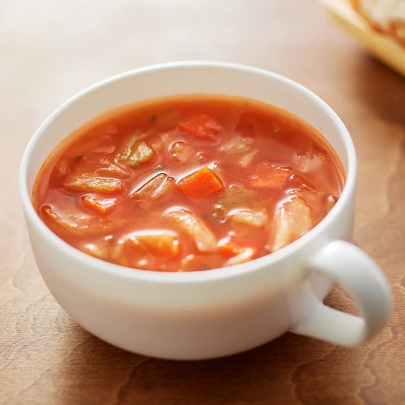 無印良品「食べるスープ　5種野菜のミネストローネ」
