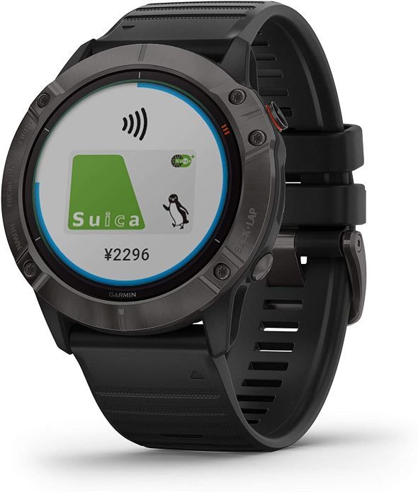 Garmin「fenix 6X Pro Dual Power Ti Black」