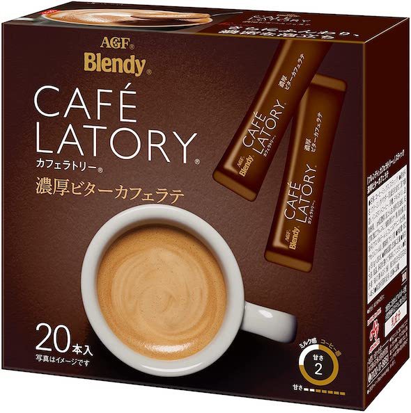 味の素AGF「ブレンディ カフェラトリー 濃厚ビターカフェラテ」