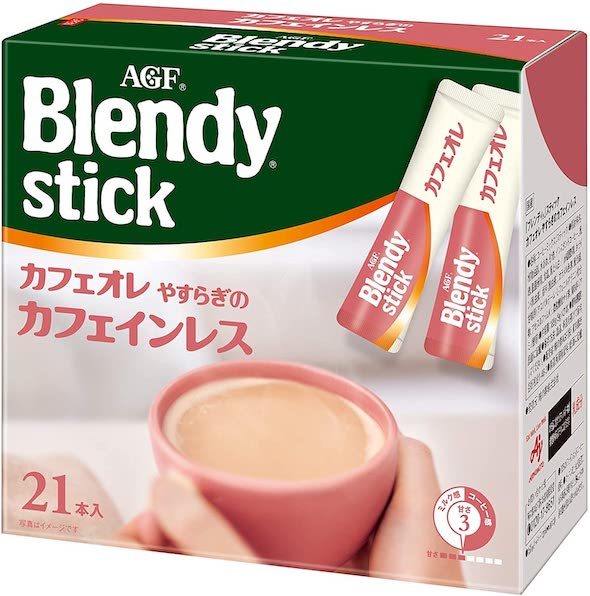 味の素AGF「ブレンディ スティックカフェオレ やすらぎカフェインレス」