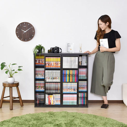 本棚:大量の本を収納するなら、オープンラックかスライド式