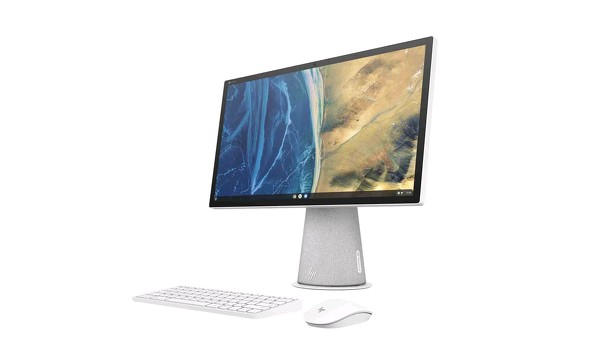 ちなみにデスクトップ型のChromeデバイスは「Chromebase」と呼ばれます。写真は「HP Chromebase All-in-One Desktop」