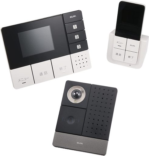 朝日電器 ELPA「ワイヤレスドアホン DHS-TMP2320 フルセットモデル」