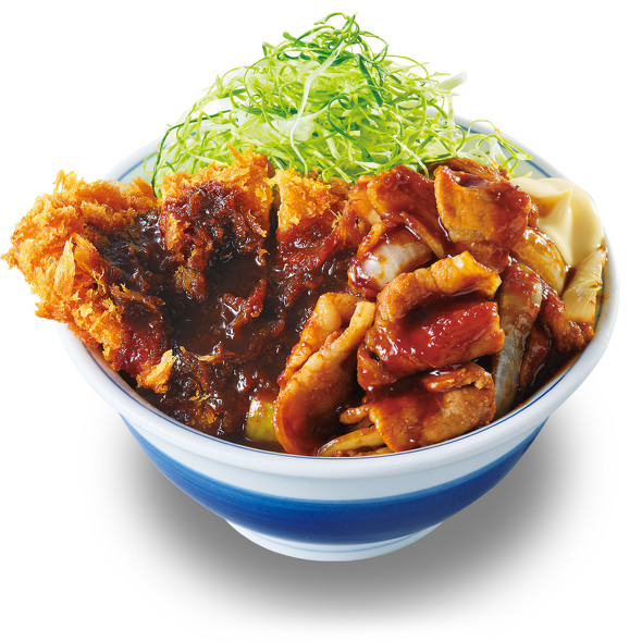 かつやのロースカツと豚スタミナ焼肉