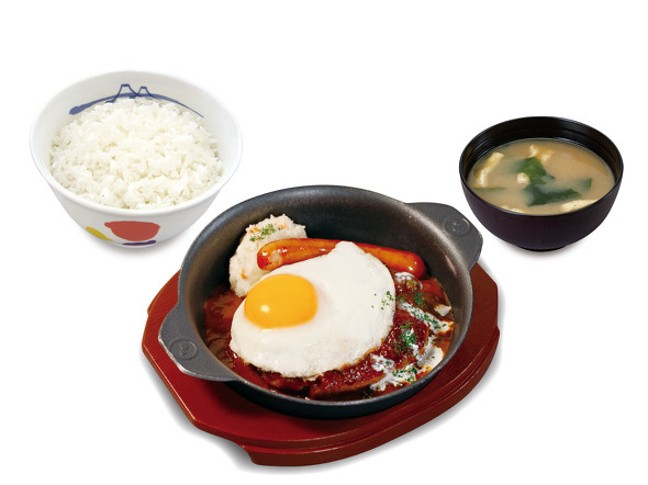 松屋のDXブラウンソースハンバーグ