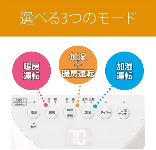 セラミックファンヒーター：自動運転モードやタイマーなど機能性をチェック