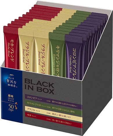 AGF「ちょっと贅沢な珈琲店 ブラックインボックス」