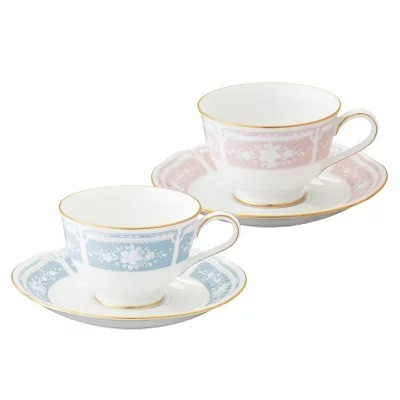 ノリタケ「レースウッドゴールド カップ＆ソーサーペア」