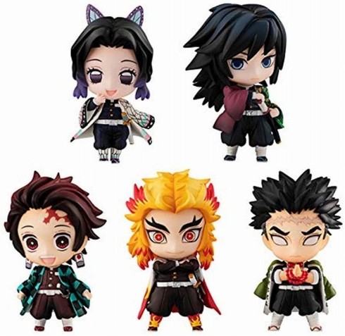 メガハウス「鬼滅の刃 炭治郎と柱たちマスコットセット A」