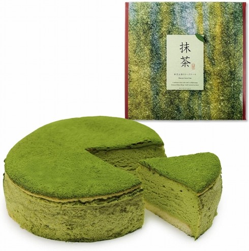 魔法洋菓子店ソルシエ「濃厚抹茶ベイクドチーズケーキ 5号」