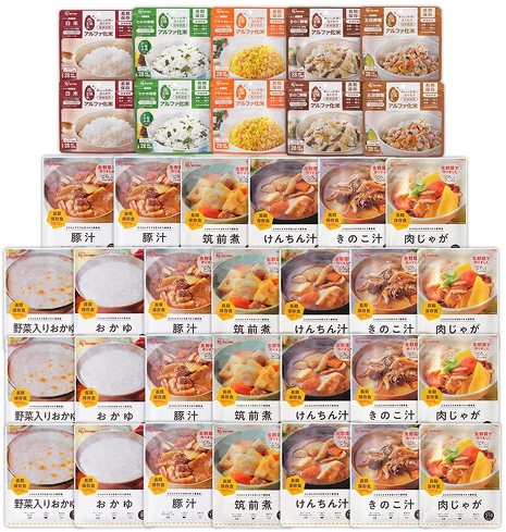 「5年保存の非常食 7日分セット」