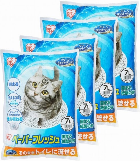 アイリスオーヤマ「猫砂 ペーパーフレッシュ」