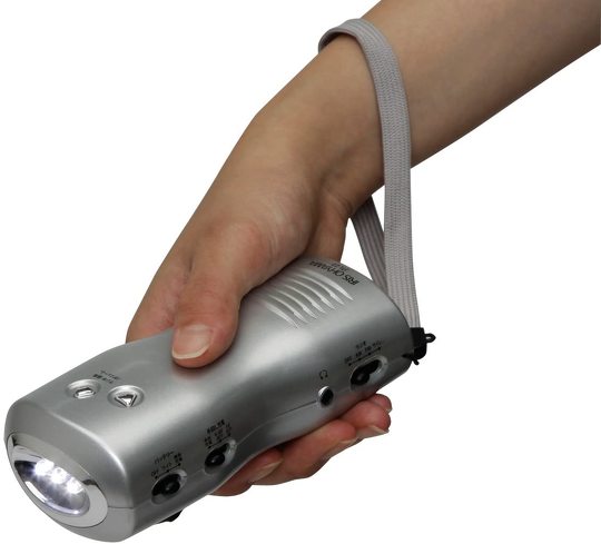 「手回し充電ラジオライト JTL-23」