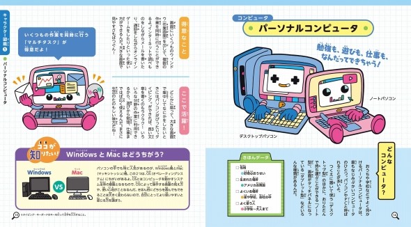 くもん出版『コンピュータ&プログラミング キャラ図鑑』