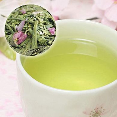 三國屋善五郎「桜の緑茶 ティーバッグ 2g×8p」