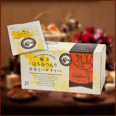 Lakshimi「極上はちみつ入りカモミールティー ティーバッグ25袋入り」