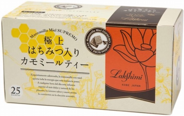 Lakshimi「極上はちみつ入りカモミールティー ティーバッグ25袋入り」