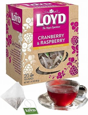 LOYD「ハーブティー ドライフルーツ クランベリー＆ラズベリー」