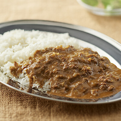 素材を生かしたカレー マトンのキーマ