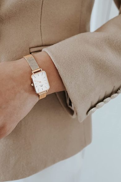 ダニエルウェリントン「腕時計 Quadro Pressed Melrose White」