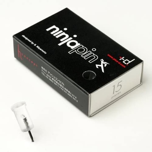 アッシュコンセプト「+d ニンジャピン 15ヶ入り クリアー D-331-CL」