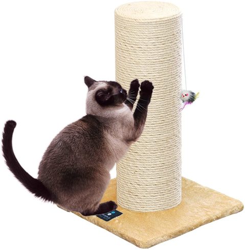 「猫爪とぎポール/ツメとぎキャットタワー 極太」