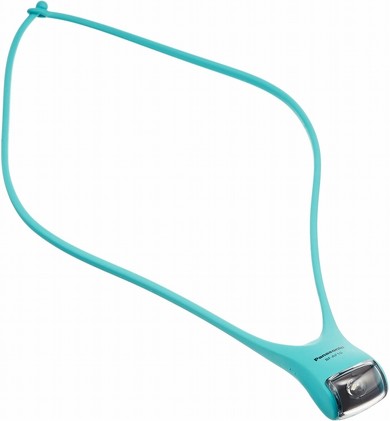 パナソニック「LEDネックライト ターコイズブルー BF-AF10P-G」