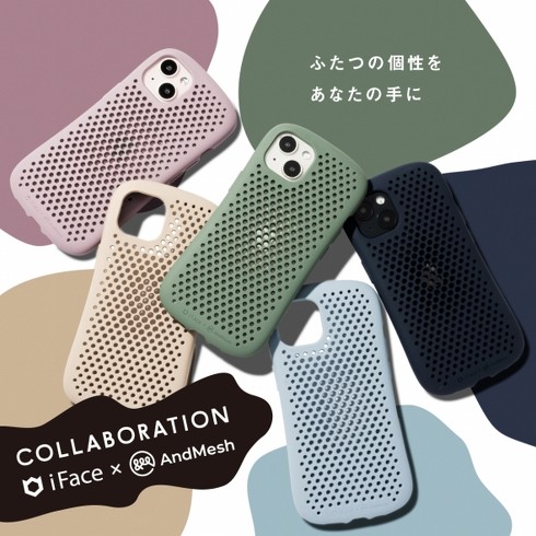 「iFace × AndMesh MESH Grip Case」