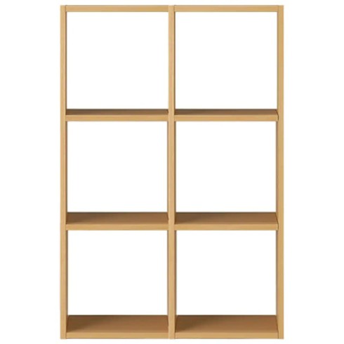 無印良品「スタッキングシェルフセット・３段×2列・オーク材」