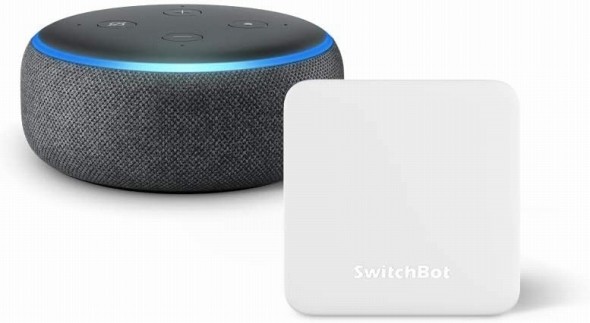 「Echo Dot 第3世代 チャコール」と「スイッチボット」のセット