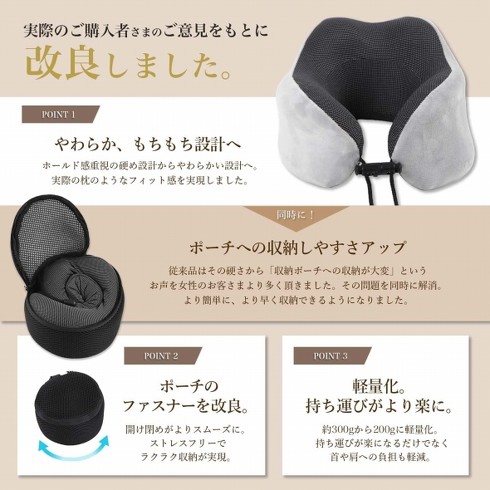 JunyFun「プレミアムネックピロー」