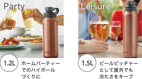 「真空断熱炭酸カスタムボトル」
