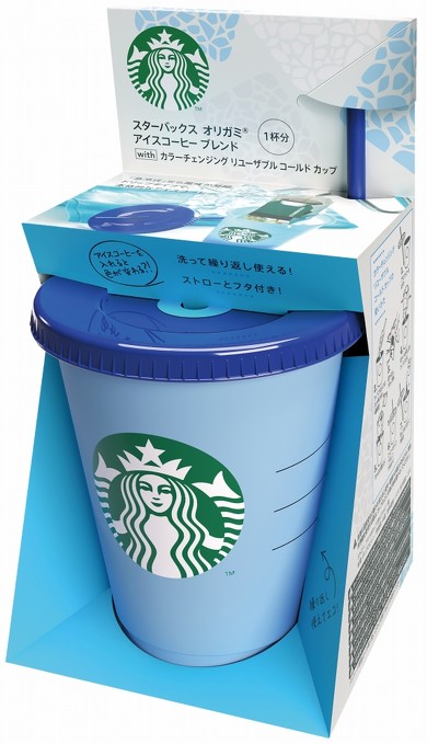 「スターバックス オリガミ アイスコーヒー ブレンドwith カラーチェンジング リユーザブル コールド カップ」
