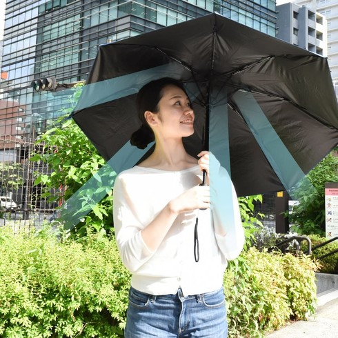 サンコー・扇風機搭載折りたたみ傘