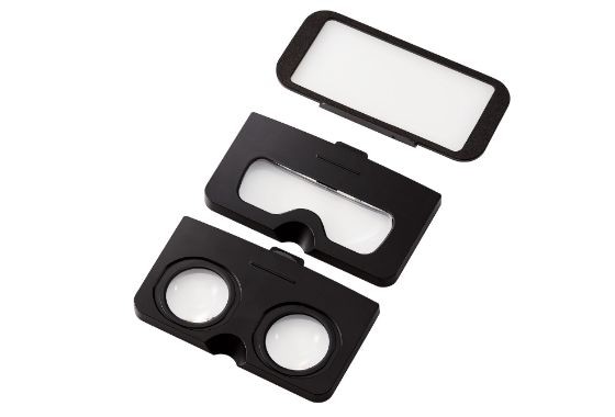 「VRG-2D3D02BK　2D3D両用VRゴーグル」「VRG-EH03BK　ヘッドホン一体型VRゴーグル」