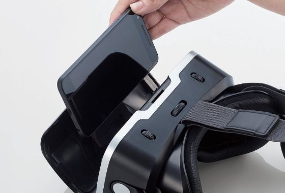 「VRG-2D3D02BK　2D3D両用VRゴーグル」「VRG-EH03BK　ヘッドホン一体型VRゴーグル」