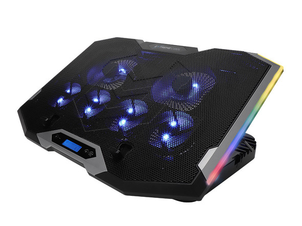 17インチまで対応したゲーミングノートパソコン用クーラー「OWL-GNOTECOOLER-RGB」