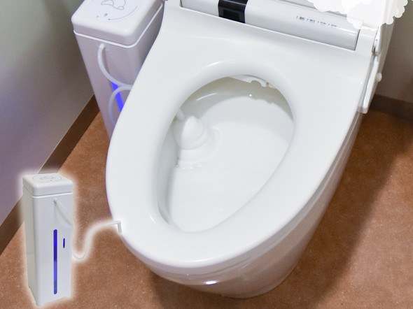 「もこもこ泡で飛び跳ね抑制 後付けトイレバブル洗浄機BIG」