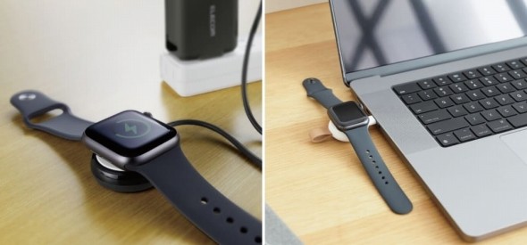 「Apple Watch磁気充電ケーブル」「Apple Watch磁気充電変換アダプター」