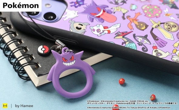 「ポケットモンスター / ポケモン シリコンリングストラップ（ゲンガー）」