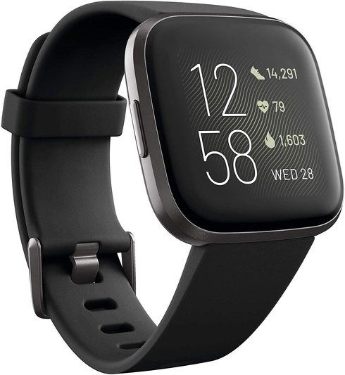 フィットビット「Versa 2 スマートウォッチ(FB507BKBK-FRCJK)」
